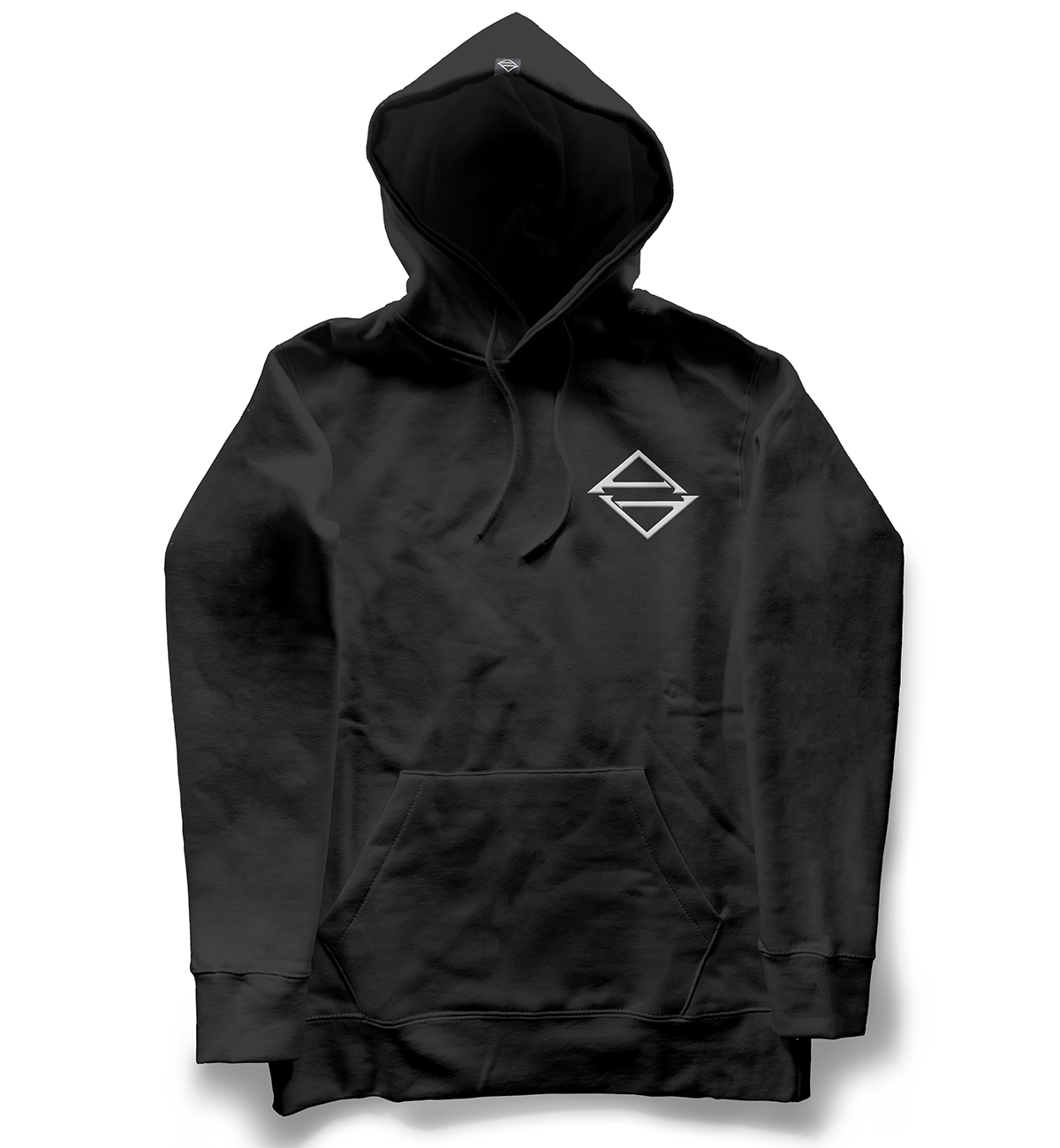 AKAGE LOGO "Black" Top - Silver Embroidered