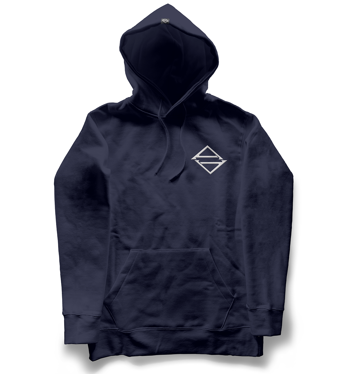 AKAGE LOGO "Navy" Top - Silver Embroidered